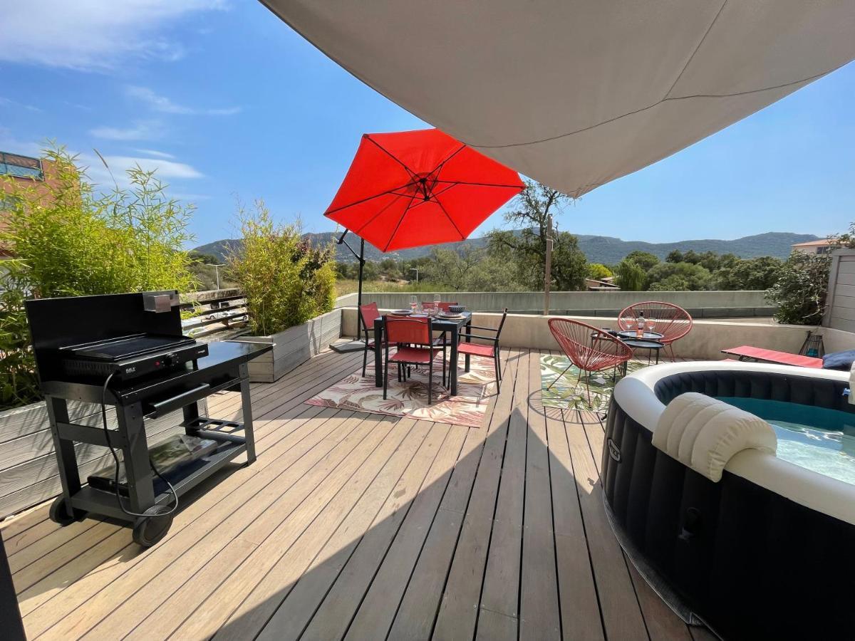 Superbe Appartement Sur Le Port, Jacuzzi, Piscine Porto-Vecchio  Kültér fotó